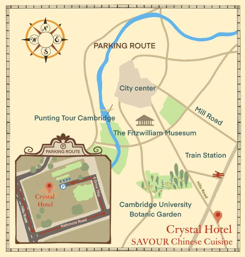 Crystal Hotel & Savour Cambridge Exterior foto